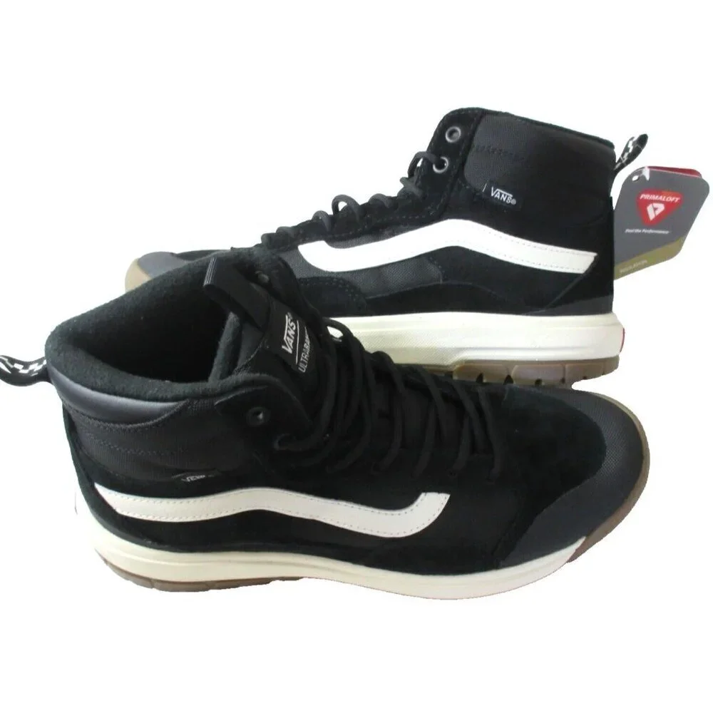 Vans Men's UltraRange Exo Hi MTE-1 Boots Black Marshmallow White Sizes NIB